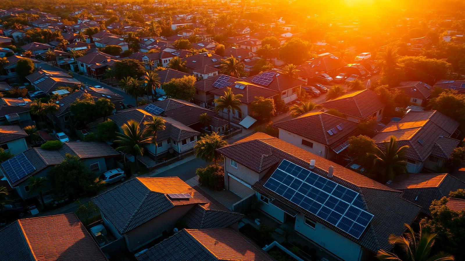 Miniatura do vídeo — bairro com energia solar